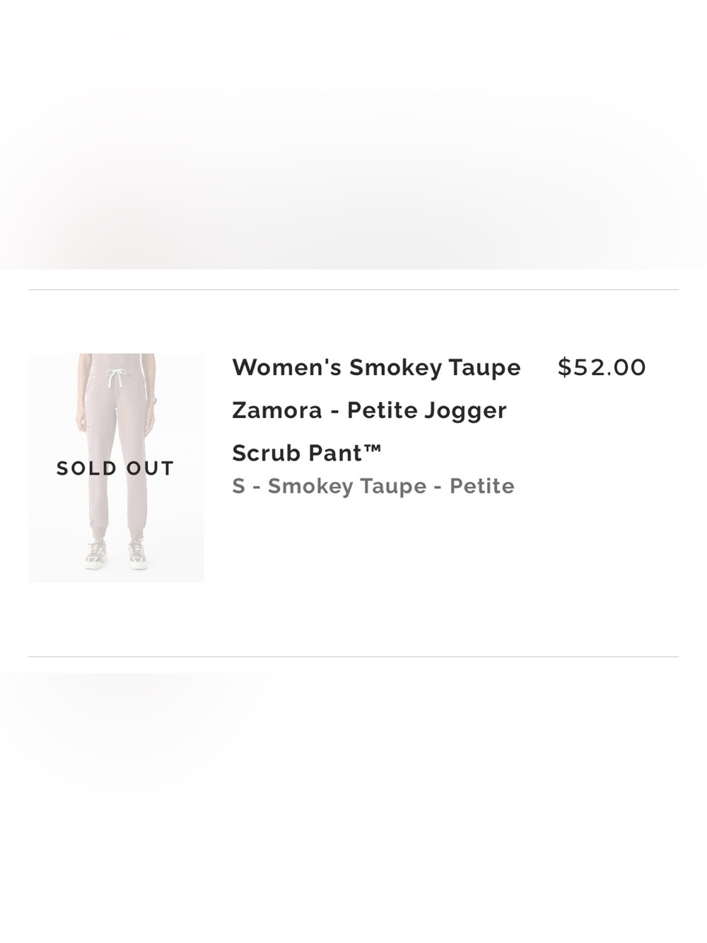 Figs Smokey Taupe scrub set - Picture 6 of 6